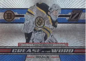2010-11 ZENITH - TIM THOMAS #2 CREASE IS THE WORD
