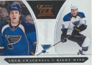 2010-11 LUXURY SUITE - ADAM CRACKNELL #221 ROOKIE 623/899