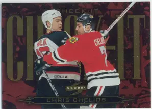 1997-98 SCORE - CHRIS CHELIOS #9 CHECK-IT