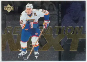1996-97 UPPER DECK - BRETT HULL/DANIEL ALFREDSSON #6 GENERATION NEXT