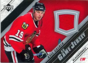 2005-06 UPPER DECK - KYLE CALDER #J2-KC GAME JERSEY