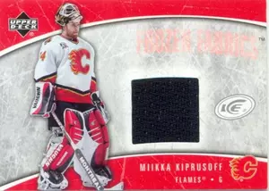 2005-06 UPPER DECK - MIIKKA KIPRUSOFF #FF-MK FROZEN FABRICS