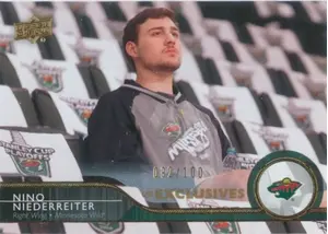 2014-15 UPPER DECK - NINO NIEDERREITER #94 EXCLUSIVES 92/100