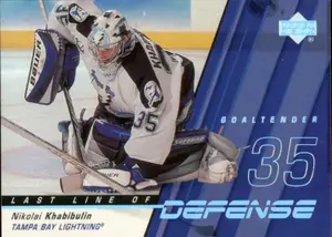 2002-03 UPPER DECK - NIKOLAI KHABIBULIN #LL12 LAST LINE OF DEFENSE