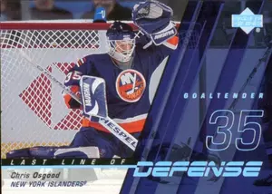 2002-03 UPPER DECK - CHRIS OSGOOD #LL9 LAST LINE OF DEFENSE