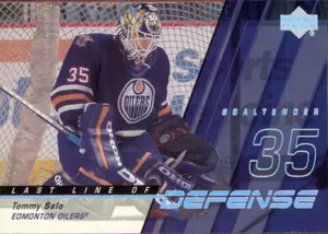 2002-03 UPPER DECK - TOMMY SALO #LL5 LAST LINE OF DEFENSE
