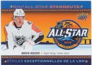 2018-19 TIM HORTONS - BROCK BOESER #AS-3 ALL-STAR STANDOUTS CL