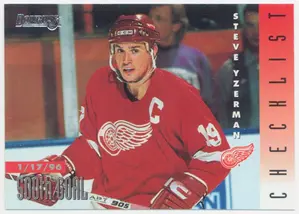 1996-97 DONRUSS - STEVE YZERMAN #240 CHECKLIST