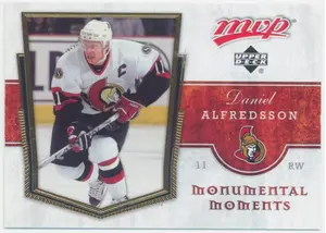 2007-08 MVP - DANIEL ALFREDSSON #MM13 MONUMENTAL MOMENTS