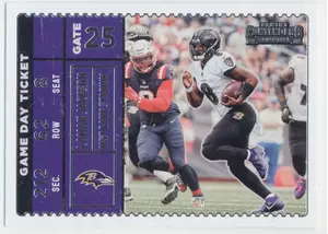 2022 Contenders Football - Lamar Jackson #GDT-LJA Game Day Ticket