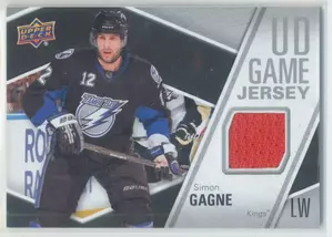 2011-12 UPPER DECK - SIMON GAGNE #GJ-SG GAME JERSEY