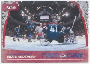 2010-11 SCORE - CRAIG ANDERSON #14 NET CAM