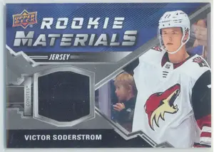 2020-21 UPPER DECK - VICTOR SODERSTROM #RM-VS ROOKIE MATERIALS