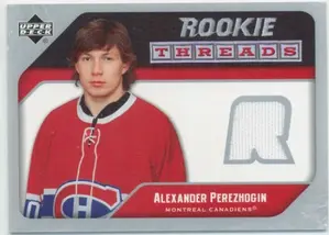 2005-06 UPPER DECK - ALEXANDER PEREZHOGIN #RT-AP ROOKIE THREADS