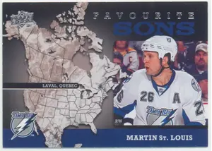 2008-09 UPPER DECK - MARTIN ST. LOUIS #FS12 FAVOURITE SONS