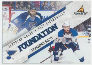 2011-12 PANINI PINNACLE - JAROSLAV HALAK/ALEX PIETRANGELO #7 FOUNDATION TANDEMS WEST