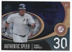 2007 SP Authentic Authentic Speed #AS-5 Bobby Abreu