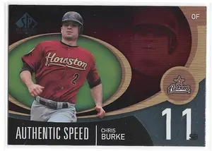 2007 SP Authentic Authentic Speed #AS-12 Chris Burke