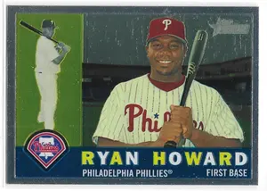 2009 Topps Heritage Chrome #C50 Ryan Howard (0506/1960)