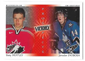 2000-01 Victory #279 Dany Heatley & Jaroslav Svoboda RC