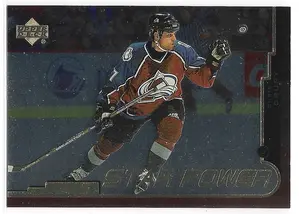 1999-00 UD Gold Reserve #142 Chris Drury (Star Power) (Missing hologram on back)