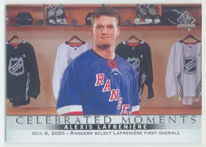 2020-21 SP AUTHENTIC - ALEXIS LAFRENIERE #112 CELEBRATED MOMENTS