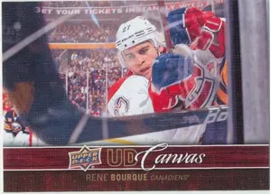 2012-13 UPPER DECK - RENE BOURQUE #C43 UD CANVAS