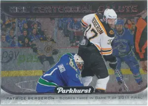 2016-17 PARKHURST - PATRICE BERGERON #S-21 NHL CENTENNIAL SALUTE
