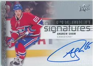 2016-17 PREMIER - ANDREW SHAW #PS-AS PREMIER SIGNATURES