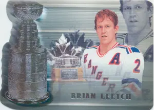 1998-99 BE A PLAYER - BRIAN LEETCH #H-16 PLAYOFF HIGHLIGHTS
