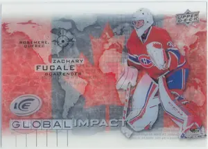 2015-16 UPPER DECK ICE - ZACHARY FUCALE #GI-ZF GLOBAL IMPACT