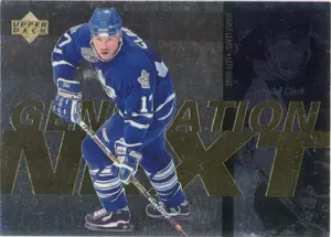 1996-97 UPPER DECK - WENDEL CLARK/KEITH TKACHUK #X15 GENERATION NEXT