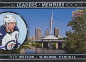 2016-17 TIM HORTONS - BLAKE WHEELER #LL-7 LOCAL LEADERS