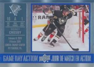 2016-17 TIM HORTONS - SIDNEY CROSBY #GDA-10 GAME DAY ACTION