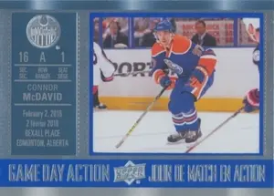 2016-17 TIM HORTONS - CONNOR McDAVID #GDA-7 GAME DAY ACTION