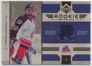 2006-07 UPPER DECK - FREDRIK NORRENA #RM-NO ROOKIE MATERIALS