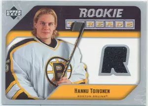 2005-06 UPPER DECK - HANNU TOIVONEN #RT-HT ROOKIE THREADS