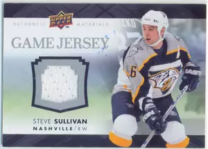 2007-08 UPPER DECK - STEVE SULLIVAN #GJ2-SS GAME JERSEY