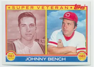 1983 Topps - Johnny Bench Super Veteran #61