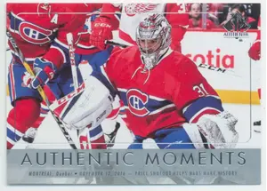 2016-17 SP AUTHENTIC - CAREY PRICE #110 AUTHENTIC MOMENTS