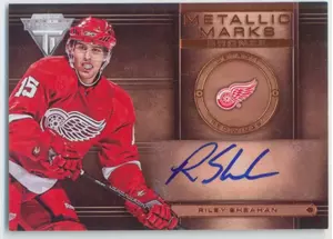 2013-14 TITANIUM - RILEY SHEAHAN #MM-28 METALLIC MARKS