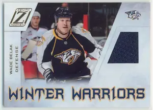 2010-11 ZENITH - WADE BELAK #WB WINTER WARRIORS MATERIALS