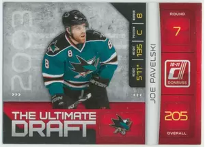 2010-11 DONRUSS - JOE PAVELSKI #25 THE ULTIMATE DRAFT