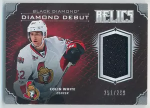 2017-18 Black Diamond - Colin White Diamond Debut Relics #DD-CW 251/299