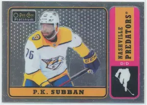 2018-19 O-PEE-CHEE PLATINUM - P.K. SUBBAN #R-58 RETRO