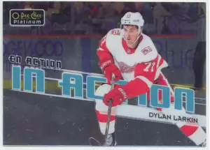2018-19 O-PEE-CHEE PLATINUM - DYLAN LARKIN #IA-11 IN ACTION