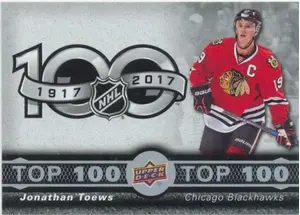 2017-18 TIM HORTONS - JONATHAN TOEWS #TOP-2 TOP 100 CL