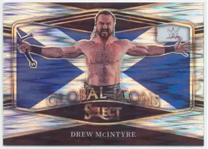 2022 Select WWE - Drew McIntyre #8 Global Icons Flash Prizm Parallel