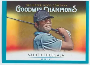 2021 Goodwin Champions - Sahith Theegala #87 Turquoise Parallel