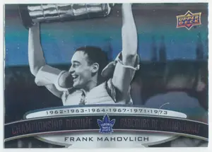 2023 TIM HORTONS LEGENDS - FRANK MAHOVLICH #CR-2 CHAMPIONSHIP RESUME